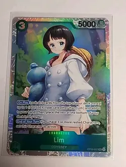 Lim OP09-037 SR - One Piece TCG - NM - English, In hand - Fast Shipping! - Image 1
