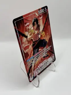 One Piece CCG Portgas D. Ace OP16-001 Alt Art Leader - English - NM+ - Image 2
