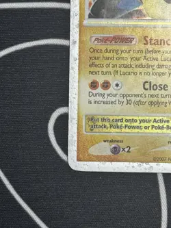 Pokemon TCG Lucario LV.X Holofoil Card Mysterious Treasures 122/123 LP!!! - Image 5