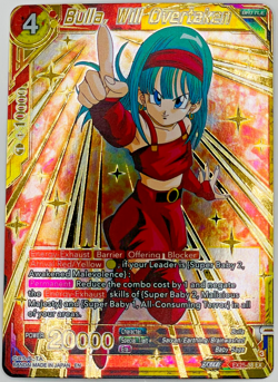 Bulla, Will Overtaken EX25-38 | Dragon Ball Super Card Game | NM - Image 1