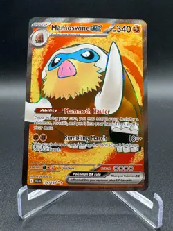Pokemon TCG Mamoswine EX Full Art Ultra Rare Card Journey Together 174/159 NM - Image 1