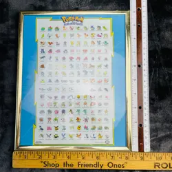 VINTAGE Pokemon Card Album 1999 Wizards of the Coast 4-Pocket Binder + Poster 742818083201 - Image 5