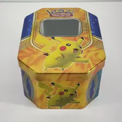Pokemon Trading Card Game 2016 Pikachu EX Empty Collector's Tin 820650801464 - Image 1