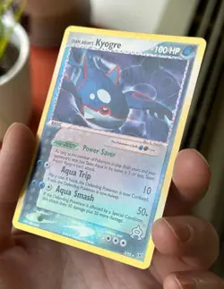 TEAM AQUA'S KYOGRE 3/95 EX Team Magma vs Team Aqua REVERSE HOLO Pokemon card NM - Image 3