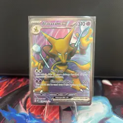 Pokemon TCG Card Alakazam ex 188/165 Scarlet & Violet 151 Ultra Rare - NM - Image 1