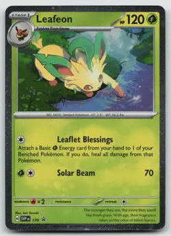 Leafeon - (Cosmos Holo) Holo Promo SV: Scarlet & Violet Promo Cards 170 NM - Image 1