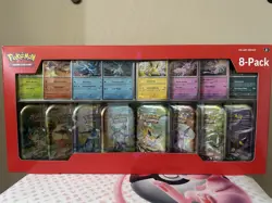 Pokemon TCG Prismatic Evolutions Costco 8 Mini-Tin Bundle + 2 surprise boxes NEW - Image 2