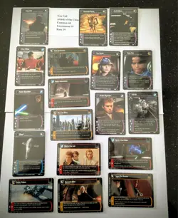 WOTC Star Wars Lot 1800+ Cards! Foils (12), Rares (168), U (738) & C (892) TCG - Image 4