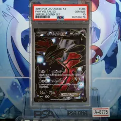 2014 PSA 10 Yveltal EX XY Super Legend Set 006 Gem Mint Card - Image 1