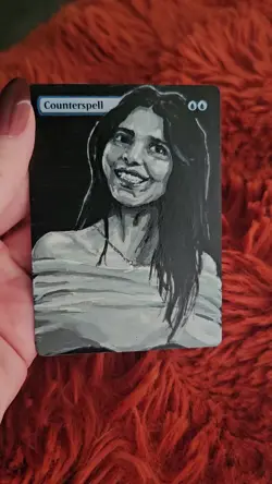 Magic the Gathering Obsession Hand painted Counterspell alter - Image 2