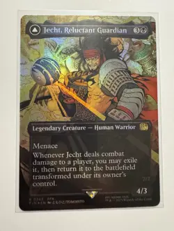 Jecht, Reluctant Guardian (Borderless) (FOIL) ✅ Final Fantasy ✅ Magic (mtg) - Image 1