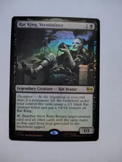Rat King, Verminister 0071 Teenage Mutant Ninja Turtles MTG Foil NM/M - Image 1