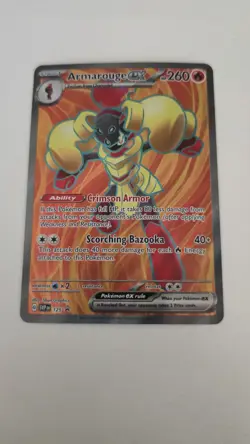 Armarouge ex 125 Black Star Promo Full Art Pokemon Scarlet & Violet - NM - Image 2