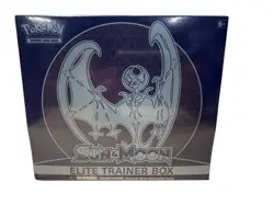 Pokemon Sun and Moon Base Set ETB Lunala Elite Trainer Box 728192530920 - Image 1