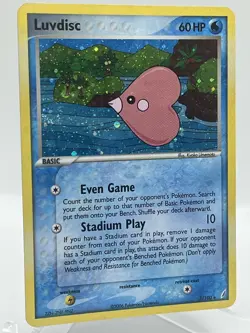 Luvdisc 7/100 EX Crystal Guardians Holo Rare 2006 Vintage Pokemon TCG Card - Image 2