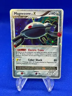 2008 Pokemon Legends Awakened Magnezone LV.X 142/146 Ultra Rare LP/MP - Image 1