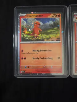 Pokemon TCG Charizard, Charmeleon, & Charmander Scarlet & Violet Promo Cards! NM - Image 2