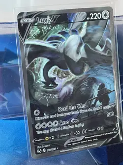 SWSH Lugia V Alt Art Pokemon Silver Tempest 186/195 Near Mint - Image 3
