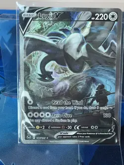 SWSH Lugia V Alt Art Pokemon Silver Tempest 186/195 Near Mint - Image 5