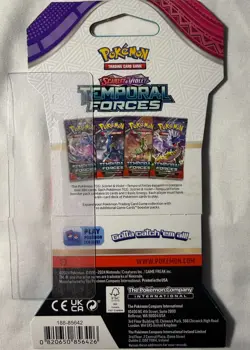 Pokemon TCG: Scarlet and Violet Temporal Forces Booster Pack - 4 Sealed Packs - Image 4