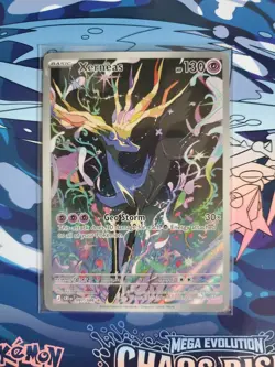 Pokemon Xerneas 091/086 Chaos Rising Rare Full Art Holo English 2023 130HP - Image 1