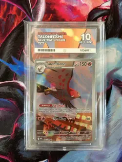 Pokemon Talonflame 091/088 2026 Perfect Order Illustration Rare Ace 10 GEM MINT - Image 1
