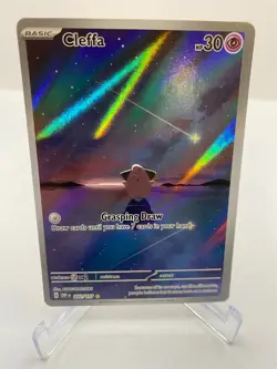 Pokemon TCG- Cleffa 202/197- Obsidian Flames- Illustration Rare -2 - Image 1
