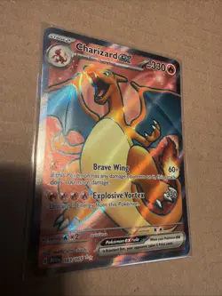 Pokemon Charizard ex 183/165 Sv: Scarlet & Violet 151 Full Art Holo - Image 3