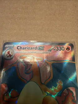 Pokemon Charizard ex 183/165 Sv: Scarlet & Violet 151 Full Art Holo - Image 4