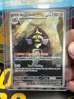 Pokemon Aegislash IR 210/182 Paradox Rift English NM - Image 1