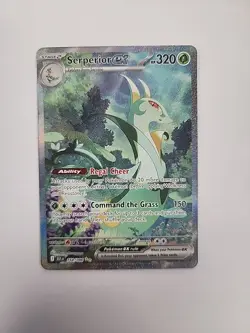 Pokemon Black Bolt Serperior EX SIR Special Illustration Rare 164/086 English - Image 1