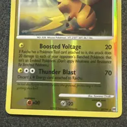 Pokemon Card Raichu 27/99 Arceus Reverse Holo - Image 3