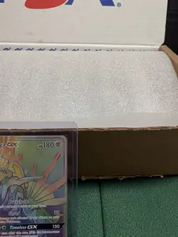 Pokemon TCG: Forbidden Light Secret Hyper Rainbow Rare, Dialga GX #138/131, LP - Image 3