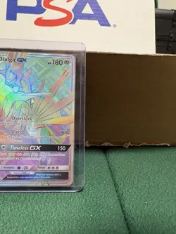 Pokemon TCG: Forbidden Light Secret Hyper Rainbow Rare, Dialga GX #138/131, LP - Image 4