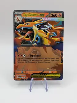 Pokemon TCG Mega Charizard Y EX Holo Black Star Promo MEP 030 - NM - Image 1