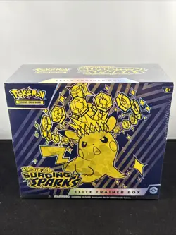 Pokemon Surging Sparks Elite Trainer Box ETB Sealed Magneton Promo - Image 1