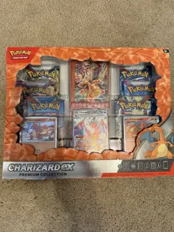 Pokemon TCG: Charizard ex Premium Collection Box - 6 Packs 820650873232 - Image 1