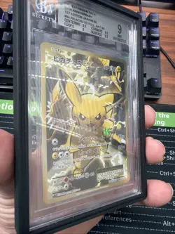 Pokemon Pikachu EX EXP 20th Anniversary 1st Ed Japanese Full Art #094 BGS 9 - Image 5