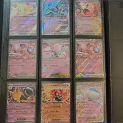 Pokemon 9-Card Ex Holo Lot Mewtwo Alcremie Alakazam Psychic Focused Collection - Image 1
