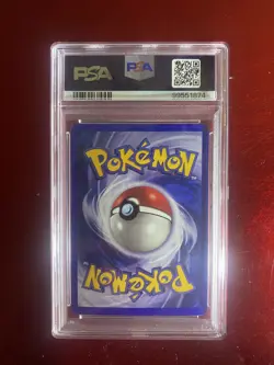 2003 POKEMON AQUAPOLIS #96 NIDORAN-REVERSE FOIL PSA 8, LOW POP, POP 20 - Image 2