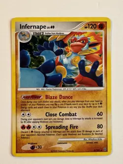 Infernape 3/100 2008 Diamond & Pearl Stormfront Holo Rare Pokemon (NM) - Image 1