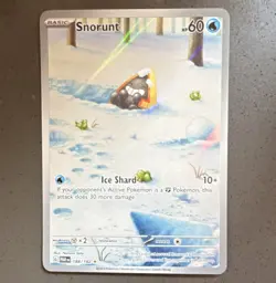 Pokemon TCG Snorunt 188/182 Illustration Rare Holo SV04 Paradox Rift 60 HP EN - Image 1