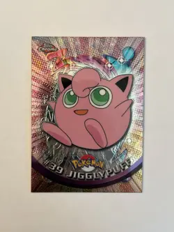 Jigglypuff Topps Chrome Pokemon TV Animation Edition #39 2000 NM - Image 1