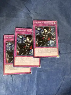 3x Mischief of the Gnomes Common Mint Yugioh SECE-En081 - Image 1
