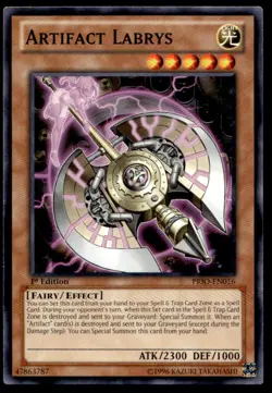 Artifact Labrys Primal Origin PRIO-EN016 MP YuGiOh TCG | Buy 10 Get 10 Free - Image 1