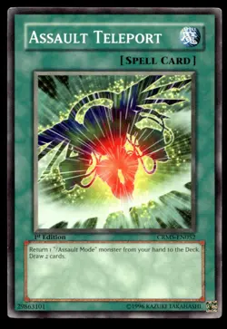 Assault Teleport Crimson Crisis CRMS-EN052 MP YuGiOh TCG | Buy 10 Get 10 Free - Image 1