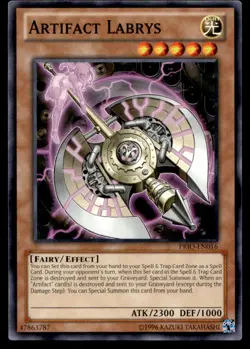 Artifact Labrys Primal Origin PRIO-EN016 MP YuGiOh TCG | Buy 10 Get 10 Free - Image 1