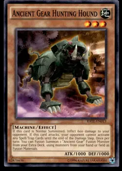 Ancient Gear Hunting Hound Raging Tempest RATE-EN013 MP YuGiOh TCG | Buy 10 Get - Image 1