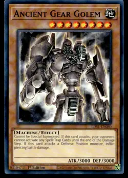 Ancient Gear Golem Legendary Duelists: Season 1 LDS1-EN080 MP YuGiOh TCG | Buy 1 - Image 1
