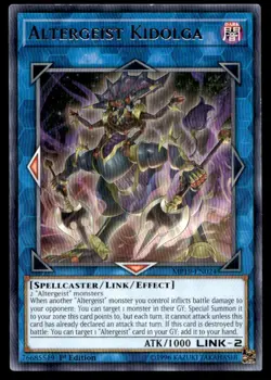 Altergeist Kidolga 2019 Gold Sarcophagus Tin Mega Pack MP19-EN024 MP YuGiOh TCG - Image 1